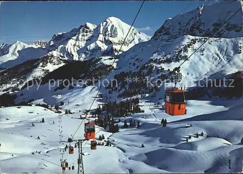 Seilbahn Geils-Hahnenmoos Adelboden Berner Oberland / Bahnen /