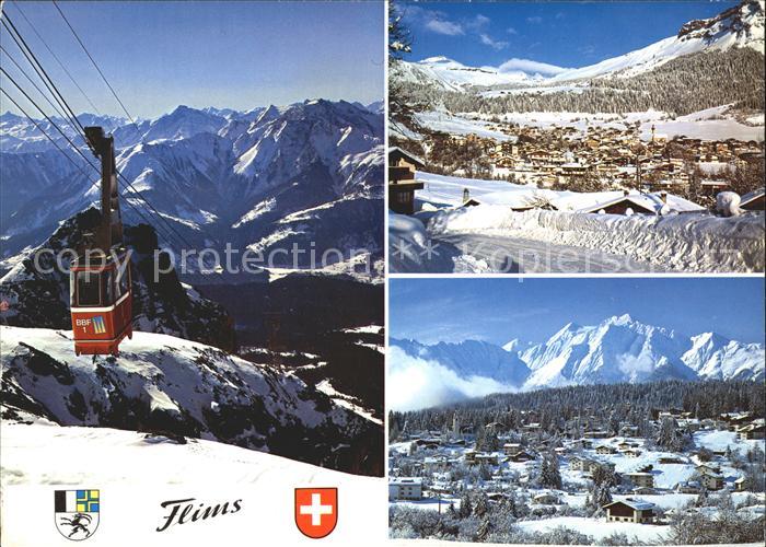 Seilbahn Flims Cassons Signina-Gruppe Piz Grisch / Bahnen / Nr. st81666 ...