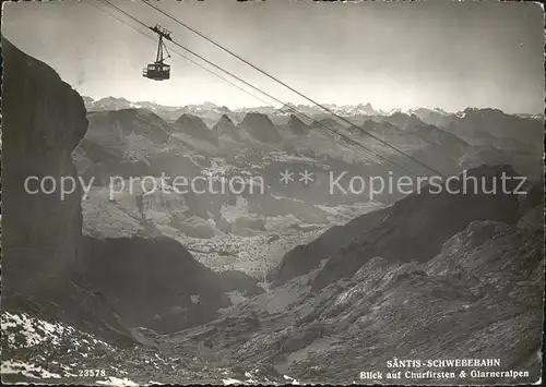 Seilbahn Saentis Churfirsten Glarneralpen / Bahnen /