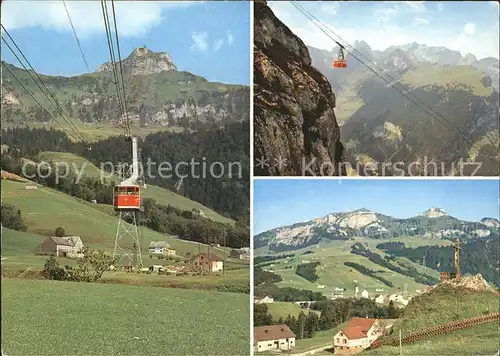 Seilbahn Bruelisau-Hoher Kasten  / Bahnen /