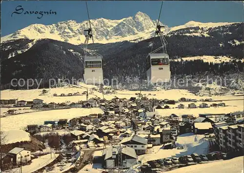 Seilbahn Savognin Julierpass Piz Mitgel / Bahnen /