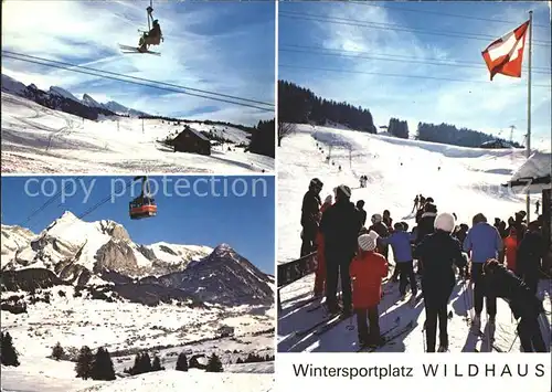 Seilbahn Skifahren Seilbahn Wildhaus / Bahnen /