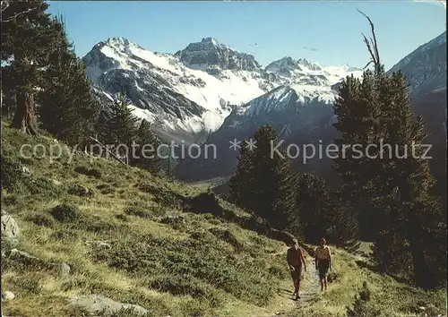 Gletscher Gletscherducan Davos Wanderweg Jakobshorn Sertig Doerfli Kat. Berge