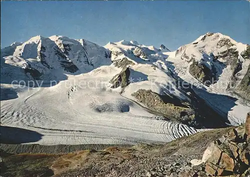 Gletscher Piz Palue Bellavista Bernina Kat. Berge