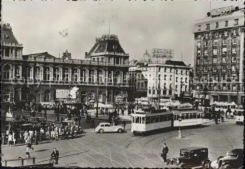 Strassenbahn Bruxelles Gare du Nord Place Rogler Kat. Strassenbahn