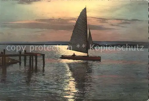 Segelboote Neusiedlersee Burgenland  Kat. Schiffe