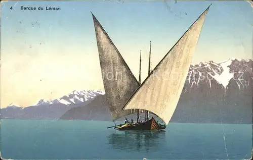 Segelboote Barque du Leman  Kat. Schiffe