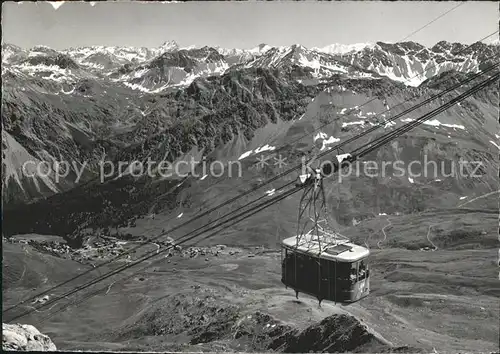 Seilbahn Arosa Weisshorn Piz Kesch Piz Palue Piz Bernina / Bahnen /