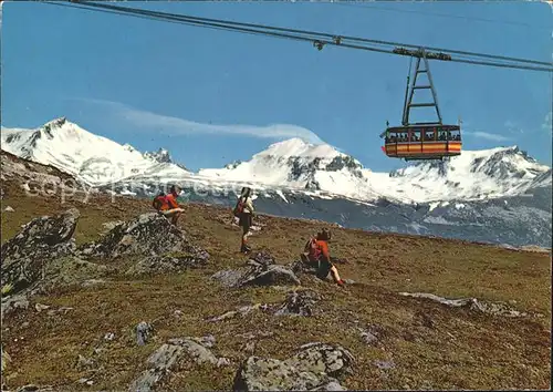 Seilbahn Crao Sogn Gion Piz Grisch Piz Segnes Piz Dolf  / Bahnen /