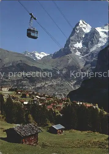 Seilbahn Schilthorn Muerren Eiger  / Bahnen /