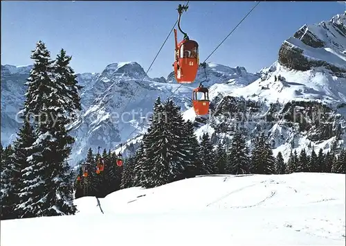 Seilbahn Grotzenbueel Toedi Braunwald / Bahnen /