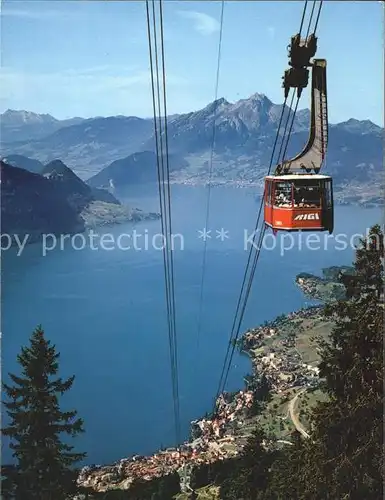 Seilbahn Weggis-Rigi Kaltbad Pilatus Vierwaldstaettersee / Bahnen /