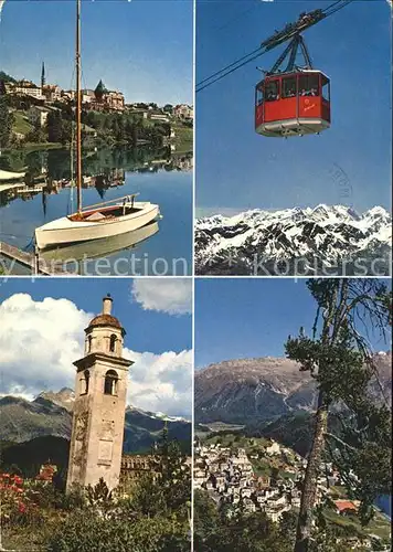 Seilbahn Corviglia-Piz Nair Der Schiefe Turm St. Moritz / Bahnen /