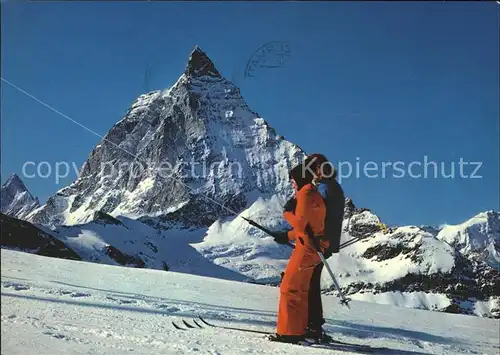 Skilift Zermatt Matterhorn Skigebiet Trockener Steg Kat. Bahnen
