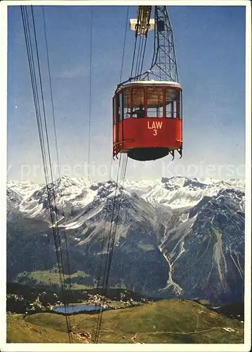 Seilbahn Arosa Weisshorn Obersee  / Bahnen /