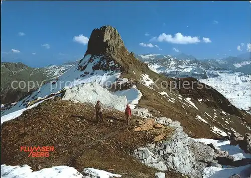 Gletscher Flumserberg Spitzmeilen Wanderung  Kat. Berge