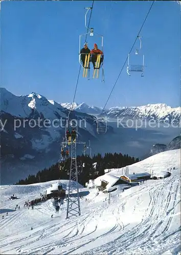 Sessellift Kaeserstatt Hochstraess Hasliberg Kaeserstatt  Kat. Bahnen