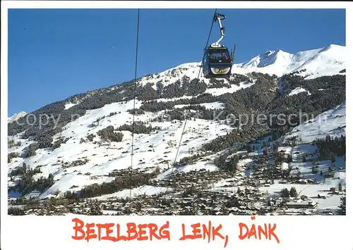 Seilbahn Betelberg-Lenk Daenk / Bahnen /