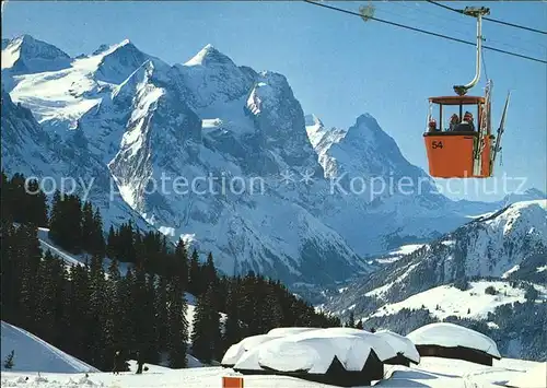 Seilbahn Reuti-Bidmi-Maegisalp Wetterhorngruppe Eiger / Bahnen /