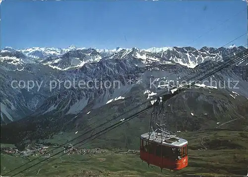 Seilbahn Arosa-Weisshorn Berninagruppe / Bahnen /