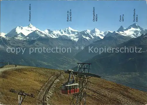 Seilbahn Bella-Lui Crans-sur-Sierre / Bahnen /