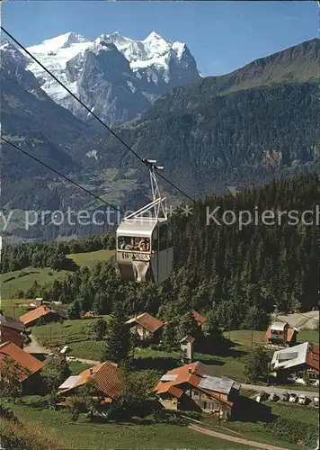 Seilbahn Hasliberg-Kaeserstatt Wasserwendi Wetterhorngruppe / Bahnen /