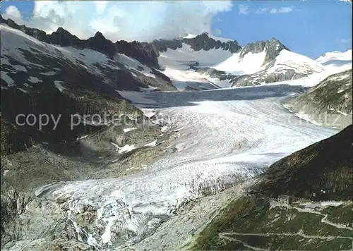 Gletscher Rhonegletscher Belvedere Furkapass Kat. Berge