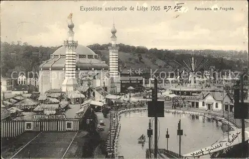 Exposition Universelle Liege 1905 Panorama de Fragnee Kat. Expositions