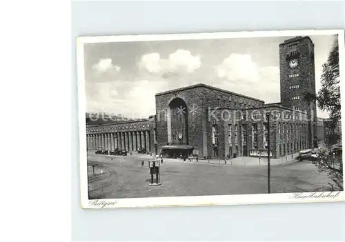 Bahnhof Stuttgart Hauptbahnhof Kat. Eisenbahn