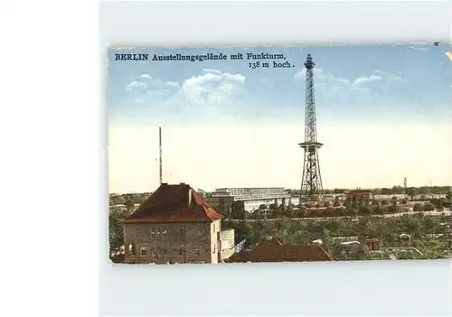 Funkturm Berlin Ausstellungsgelaende  Kat. Bruecken