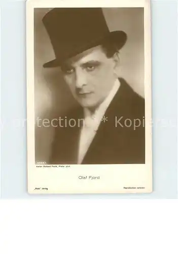 Verlag Ross Nr. 4588 1 Olaf Fjord Kat. Kino und Film