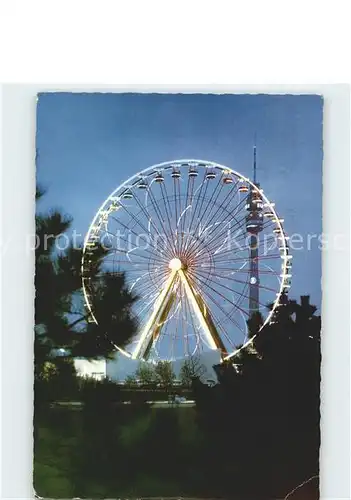 Bundesgartenschau Euroflor Dortmund 1969 Riesenrad Fernmeldeturm  Kat. Expositions