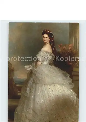 Adel oesterreich Kaiserin Elisabeth F.X. Winterhalter  Kat. Koenigshaeuser