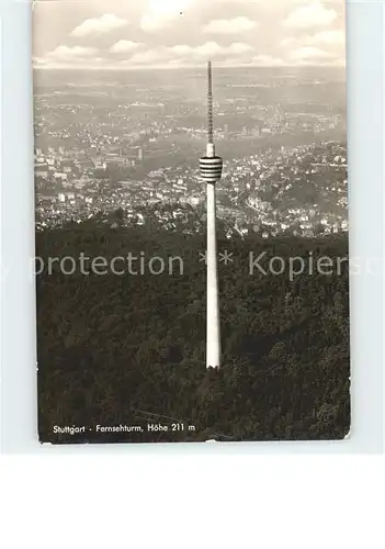 Funkturm Fernsehturm Stuttgart Kat. Bruecken
