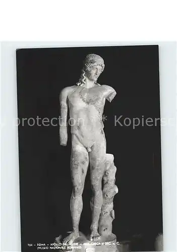 Skulpturen Apollo del Tevere Arte Greca Museo Nazionale Romano Kat. Skulpturen