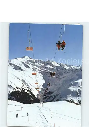 Sessellift Parsenn Maeder Gotschnagrat Moenchalptal Pischahorn Kat. Bahnen