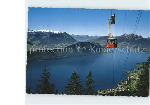 Seilbahn Weggis-Rigi Kaltbad Weggis Vierwaldstaettersee Buergenstock  / Bahnen /