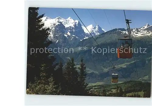 Seilbahn Wasserwendi-Kaeserstatt Wetterhorngruppe Moench Eiger / Bahnen /