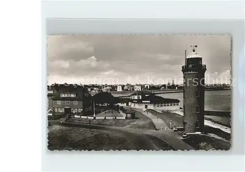 Leuchtturm Lighthouse Cuxhaven Seepavillon  Kat. Gebaeude