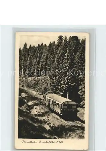 Zahnradbahn Oberweissbach Bergbahn Kat. Bergbahn