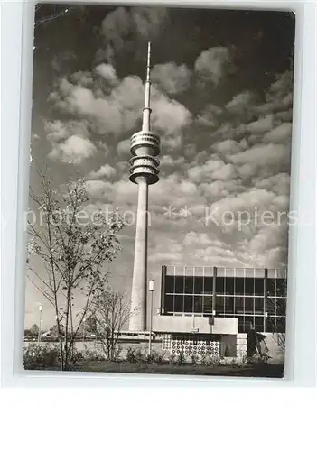 Funkturm Olympia Turm Muenchen  Kat. Bruecken