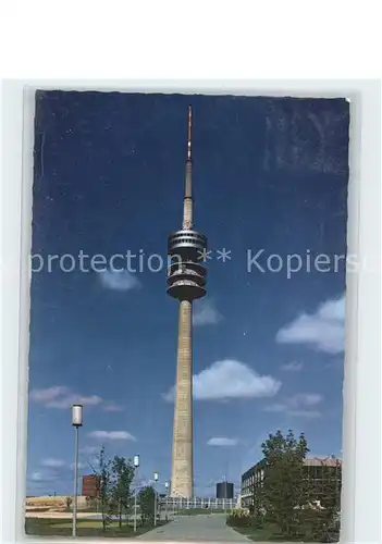 Funkturm Olympia Turm Muenchen Kat. Bruecken