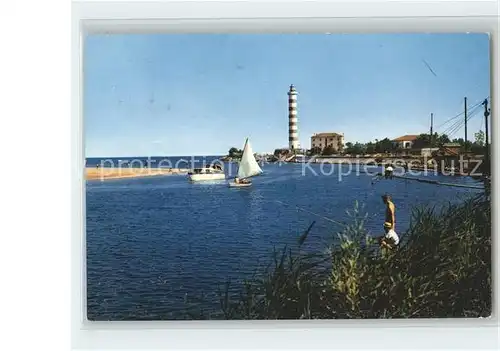 Leuchtturm Lighthouse Jesolo Lido Foci Piave Vecchio  Kat. Gebaeude