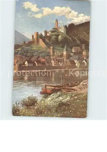 Hoffmann Heinrich Hirschhorn am Neckar Nr. 664 Kat. Kuenstlerkarte