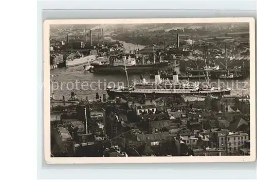 Dampfer Oceanliner Hamburg Michaeliskirche Kat. Schiffe