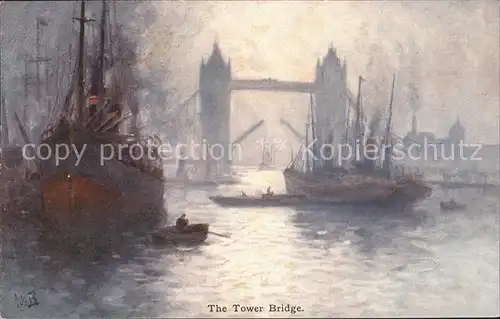 Segelschiffe Tower Bridge  Kat. Schiffe