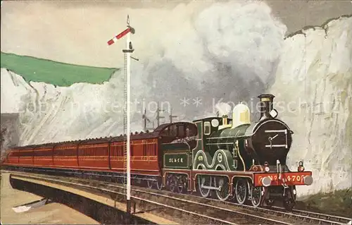 Lokomotive Eisenbahn 9. S.E.C.R. Shakespeare Cliff Kat. Eisenbahn