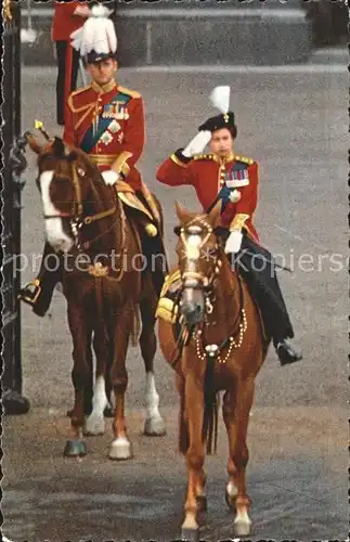 Leibgarde Wache Queen Elisabeth II. Salute Trooping of the Colour Ceremony  Kat. Polizei