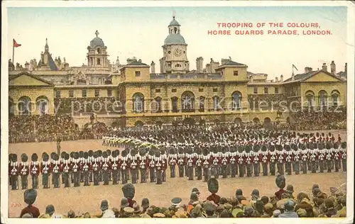 Leibgarde Wache Trooping of the Colours Horse Guards Parade London Kat. Polizei