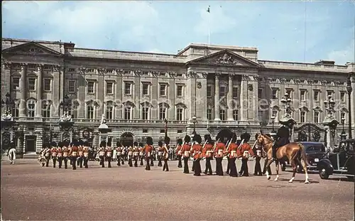 Leibgarde Wache Buckingham Palace London  Kat. Polizei